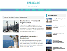 Tablet Screenshot of marinda.de